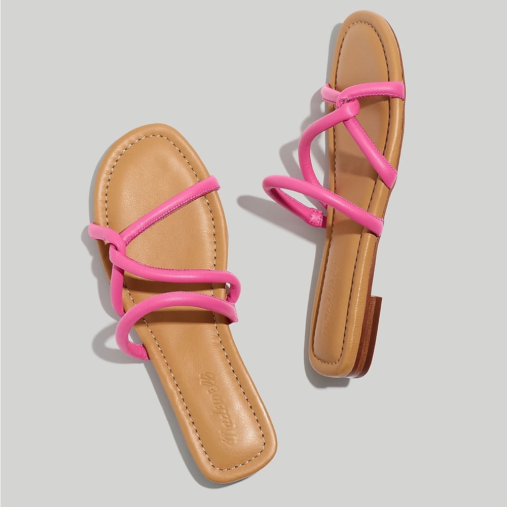 Madewell Bombe Slides in Leather